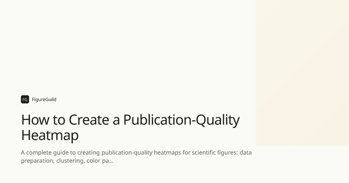 How to Create a Publication-Quality Heatmap | FigureGuild